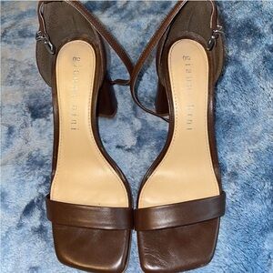 Brown Gianni Bini heels